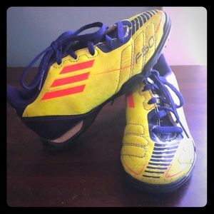 Adidas f50 indoor soccer shoe-toddler 10,5